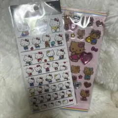 ハローキティ キラキララインストーン 4sizesticker セット