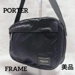 PORTER ポーター FRAMEフレーム ショルダーバッグ ブラック
