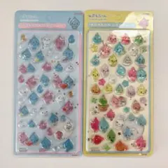 【新品】シール 2枚セット 立体シール しずくちゃん