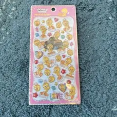 プチドロップステッカー ボンボンドロップシール シール 立体 トゥイーティー