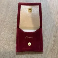 Cartier ジュエリーポーチ カルティエ アクセサリー 赤