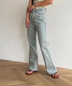 smiley ranna ライトブルー デニムパンツのサムネイル