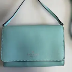 kate spade ミントグリーン ショルダーウォレットバッグ