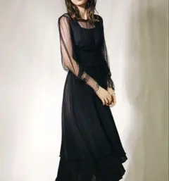 【dazzlin】シアースリーブレイヤードワンピース