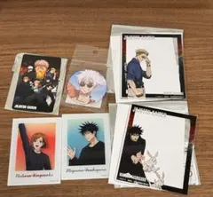 呪術廻戦 まとめ売り　カード　缶バッジ　6点セット