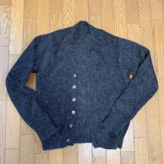 推定70s モヘア ニットカーディガン ヴィンテージ グランジ