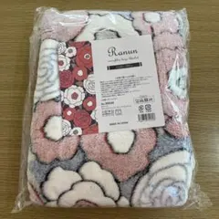 ラナン　マイクロファイバーラージブランケット　花柄