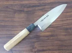 真久　銀三本焼き　出刃包丁 15cmのサムネイル