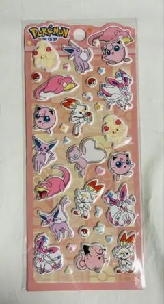 海外公式 ポケモン ぷっくりシール