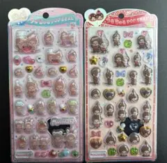 【正規品】うるちゅるポップシール もんちっち 2枚セット