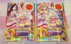 香澄姉妹 エターナルロマンスドレス 筐体カード アイカツオンパレード！ 香澄姉妹 エターナルロマンスドレス 筐体カード アイカツオンパレード