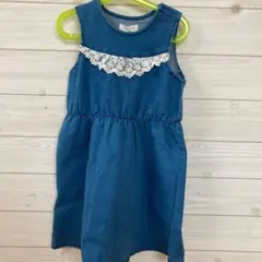 新品未使用　女の子　デニムワンピース