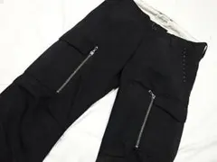 ヴァンキッシュ☆黒スタッズ付きカーゴパンツ☆32☆ウェスト約84cmのサムネイル