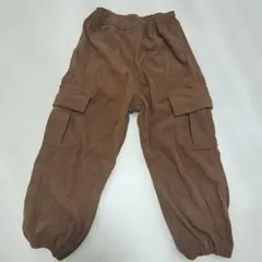 コーデュロイカーゴパンツ 110cm　ブラウン