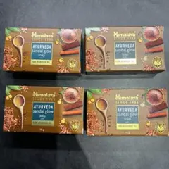 히말라야 아유르베다 샌들 글로우 솝 75g 4팩