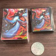 【 海外限定 】リザードン UPC スリーブ & デッキボックス & 金属コイン