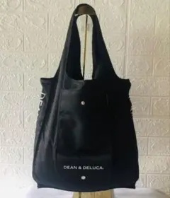 DEAN＆DELUCA♪人気　厚手　折りたたみ　エコバッグ　ブラック