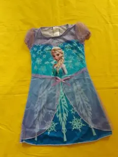(キッズ)エルサ 半袖ワンピース　100cm(Mサイズ)