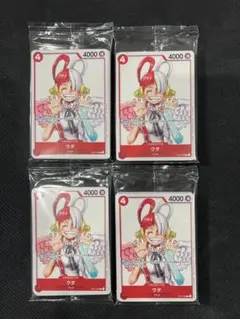 ONEPIECE FILM RED スペシャルカードセット ウタ × 4