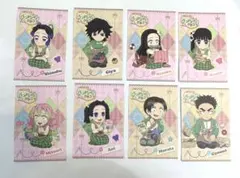 鬼滅の刃　ハンドメイド　ポストカード　８枚　冨岡義勇　胡蝶しのぶ