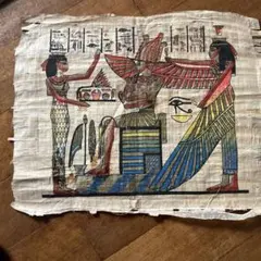 エジプト パピルス画 古代壁画風 アート - メルカリ
