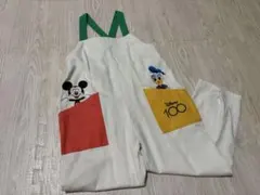 ディズニー ミッキー ドナルド オーバーオール 110cm