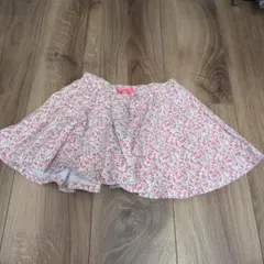 花柄フレアスカート（ショートパンツ付き）110