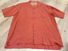 GLOBAL WORK 半袖 オープンカラーシャツ XL テラコッタのサムネイル