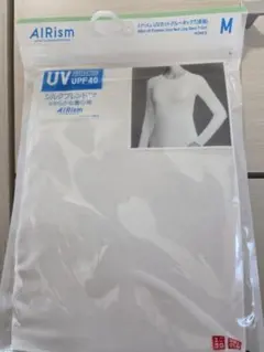 【UNIQLO】エアリズムUVカットクルーネックシルクブレンド長袖のサムネイル