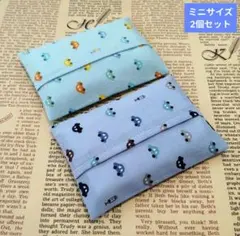 子供用ミニサイズポケットティッシュケース 車柄 男児 2個セット ハンドメイド②