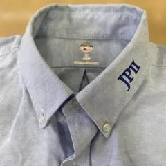 ボタンダウンシャツ M JP II刺繍　古着アメ￼カジ