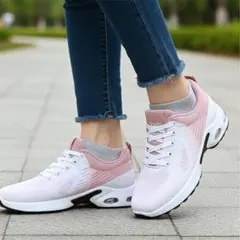 24cm快適フィット！レディース軽量ランニングシューズ - 24cm