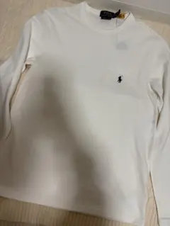 【新品タグ付】ポロ ラルフローレン ポケット付 ロンT ホワイト