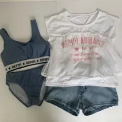 repipi armarioレピピ 水着 4点セット 150