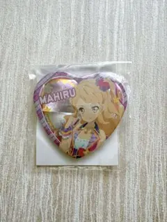 アイカツスターズ！ ハート型缶バッジ 香澄真昼