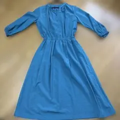 気まぐれセール！ ターコイズブルーのロングワンピース！