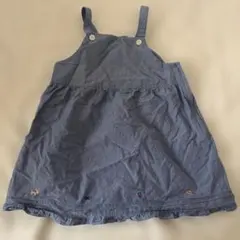 familiar ノースリーブワンピース 青 100cm