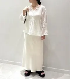 【IENA】ダブルサテンスカートのサムネイル