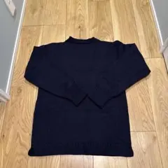 Le Tricoteur ネイビー クルーネックセーター