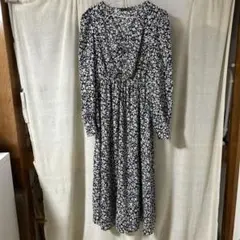 SHEIN DAZY 花柄 長袖ワンピース XL