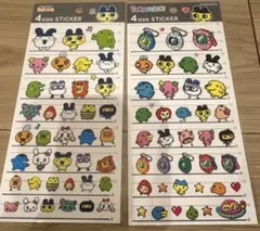 【即日発送】たまごっち 4サイズステッカー　2枚セット