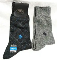 POLO ソックス 2点セット 24-26cm 新品 未使用品のサムネイル