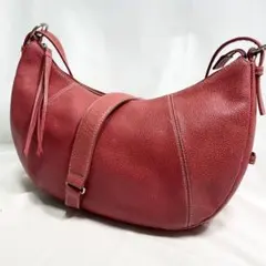 土屋鞄 セッション ショルダーバッグ レザー ムーン ステッチ 大容量 多機能