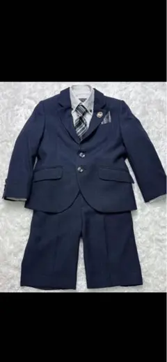 ネイビー フォーマルスーツ セット 110cm 卒園式　入学式