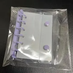 A7シール帳バインダー　2セット　パープル　シート10枚入り