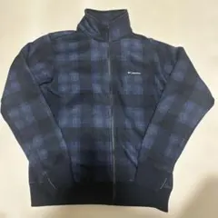 Columbia チェック柄 フリースジャケット