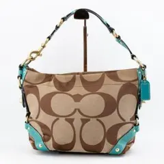 A287【COACH／コーチ】ワンショルダーバッグ　ハンドバッグ　シグネチャー