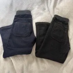 裏起毛パンツまとめ売り　110㌢