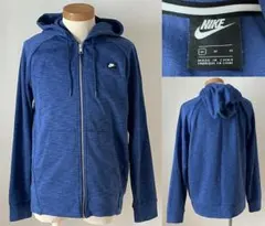 ★【並品 国内正規品】★NIKE ナイキ フルジップ パーカー M ブルー系