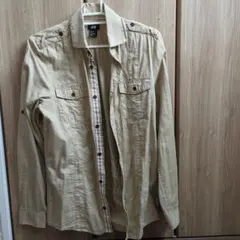H&M ベージュ 長袖シャツ XS